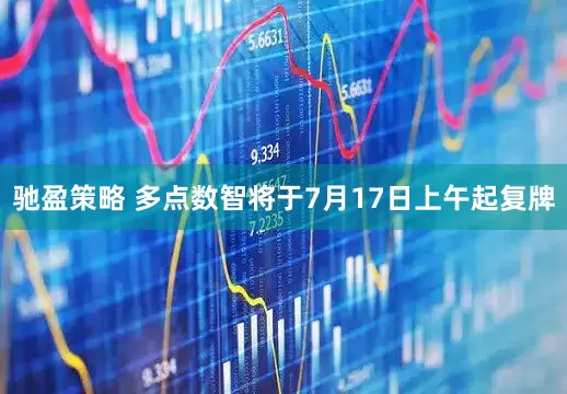 驰盈策略 多点数智将于7月17日上午起复牌